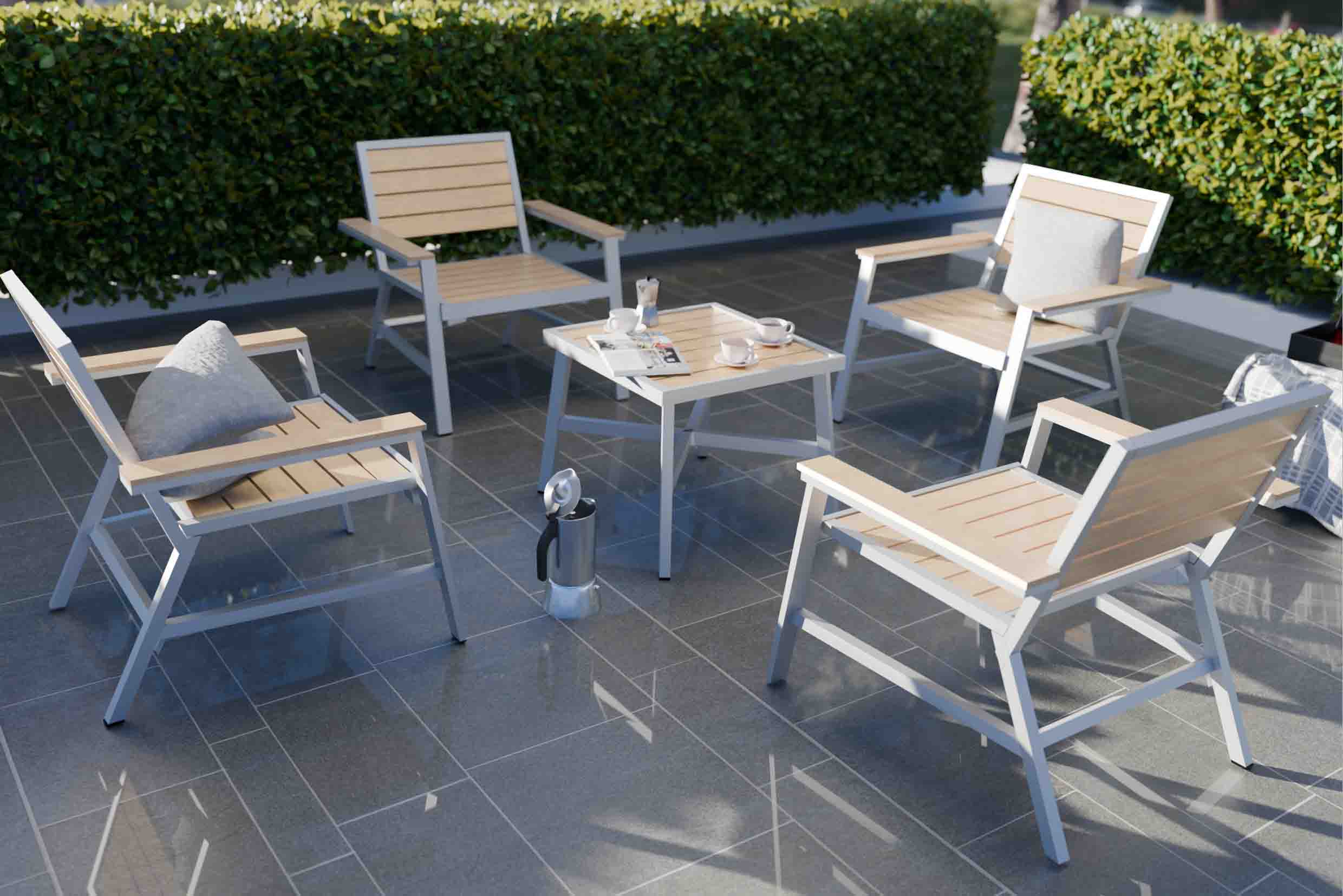 HUSEN Quick-install Outdoor Table & Chair Set