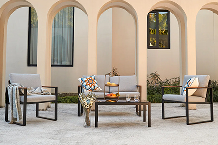 WYHS-4 Person Patio Conversation Sets with Cushions