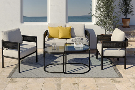 WYHS-5 Piece Multiple Chairs Seating Group with Cushions