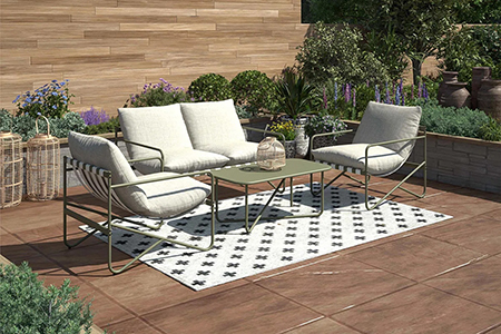 WYHS-4 Piece Sling and Cushion Conversation Set