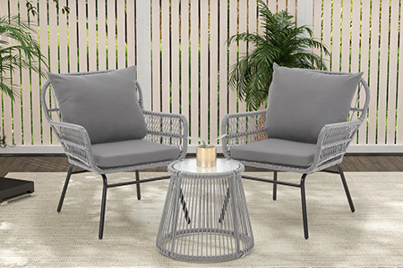 WYHS-2 Person Patio Conversation Sets with Cushions