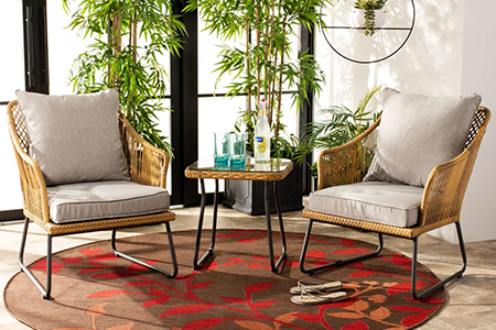 WYHS-2 Person Patio Conversation Sets with Cushions